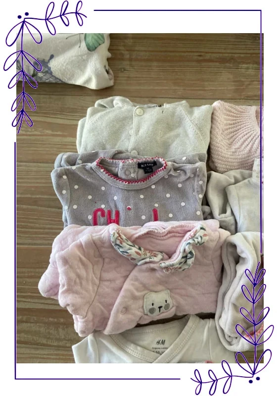 Baby girl lot 1 month (9 pieces) – photo 2